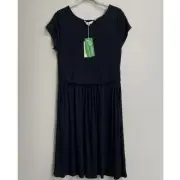 NWT Boden Black Amelie Jersey Dress Size 8 Petite