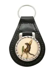 Chipmunk Leather Key Fob
