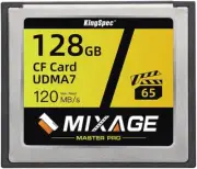 MIXAGE 128GB Compactflash Memory Card UDMA7, R/W Speed up to 135/65Mb/S, 170TB T