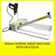 800mm Shrink Wrap Machine with Heatgun and Roll Dispenser Brand New