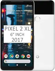 Pixel 2 XL Phone (2017) by Google, 128GB G011C, 6" inch Factory Unlocked Android 4G/LTE Smartphone (Black & White)