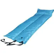 Trailblazer Self-Inflatable Foldable Air Mattress With Pillow - LIGHT BLUE