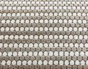 Osborne & Little Chenille Dots Uphol Fabric Rondelle Ivory Stone 1.5 yd F6400-07
