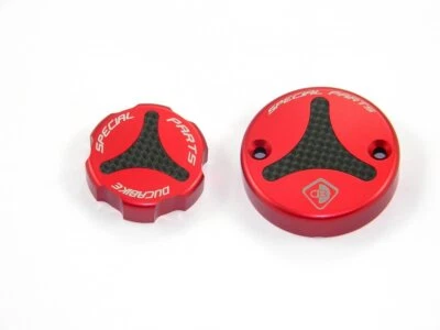 Fluid Tank Caps Red Ducabike For Ducati Monster S2r 2005 > 2007 S01A