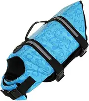 SEWOART Reflective Vest Adjustable Pet Life Jacket for Puppies Dogs Beach Pool