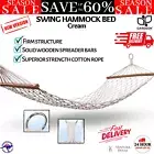 Gardeon Camping Hammock Swing Bed Outdoor Indoor Patio Durable Cotton Rope Swing