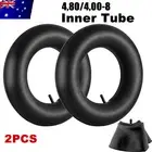 2pcs Inner Tube Tire 4.80/4.00-8 For Lawn Mower Trolly Wheelbarrows Tractor Cart
