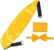 [COSMEVIVI] Pocket Handkerchief Men Bow Ties Men Accessories Men Supplies Wedding Party Necktie Mens Cummerbund Men Wedding Costume Accessories Men's Suits Cummerbund for Men Polyester