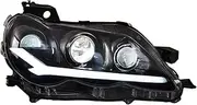 Headlight Assembly Compatible with TY REIZ/Mark X 2005-2009 LED DRL LED Dual Beam Lens LED Sequential Turn Signal