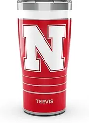 Tervis Traveler Nebraska Cornhuskers - MVP Triple Walled Insulated Tumbler Travel Cup Keeps Drinks Cold & Hot, 20oz, Stainless Steel