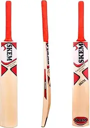 Kalka Stunner Bigger Edge Popular Willow Cricket Bat with bat Cover for Tennis Ball (Size 6)