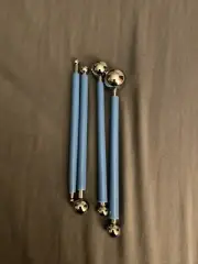 Cake Decorating Or Clay Sculpting Tools Double Ended Metal Balls