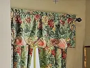 Waverly SONNET SUBLIME Blue Floral JEWEL Scallop Valance Modern Farmhouse