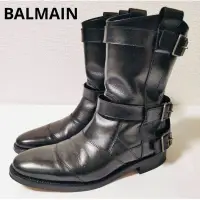 在飛比找蝦皮購物優惠-BALMAIN PARIS 工程師靴 游騎兵靴 男靴