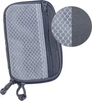 Wearproof Pocket Organizer, 3" x 5", Wolf Gray CORDURA fabric Cover