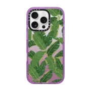 iPhone 16 Pro Impact Case MagSafe Compatible Lorres Jungle Leaves