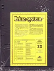 10 Prinz System 3 strip double sided Pages stock sheet