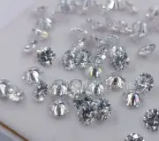 Loose CVD Lab-Grown Diamond Lot 3 MM Round , D Color , IF Clarity , IGL 5MSG