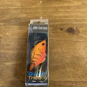 6th sense quake thud 70 sinking lipless crankbait 2 3/4" 1/2oz mudbug red