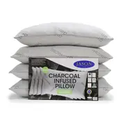 4 Pack Jason Charcoal Infused Pillows Australian Made Medium