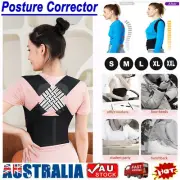 Adjustable Posture Corrector Shoulder Brace Belt Low Back Support for Women Men