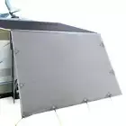 3.7M Caravan Privacy Screens 1.95m Roll Out Awning End Wall Side Sun Shade Grey