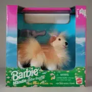 Vintage 1996 Barbie Mandie Collie Puppy Best friend of Goldie Dog Barbie