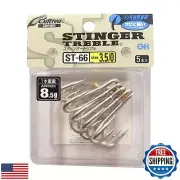 Owner Cartiva ST-66 Stinger Triple Hook, 3.5/0