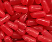 Mike and Ike Tropical STRAWBERRY BANANA Flavor Chewy Candy - BULK 1/2 POUND