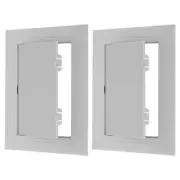 6x5 Inch(145x115mm) Removable Hinged Access Panel, 2 Pcs Access Doors, Grey