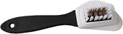 AIMALL Velvet Brush Cleaning Brush - Two-Sided Suede Shoe Brush with Reverse Suede, Copper Wire, and Silicone for Cleaning Dust, Stains, and Scuffs