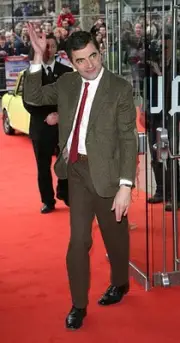 Actor Rowan Atkinson arrives in character for UK Premiere of his m- Old Photo 1