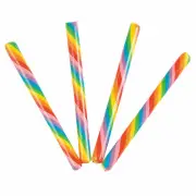 Rainbow Hard Candy Sticks, Candy -80 Pieces