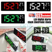 Temperature Calendar Alarm Clock Electronic Clock Large Number LED Digital