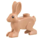 LEGO Part 67900pb01 Hare, Standing Medium Nougat