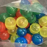 60 pcs Gashapon Empty Capsules dia.60mm (2.5") Gacha Gacha 4 Colors