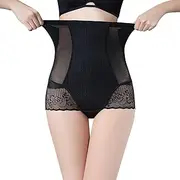 [Generic] Waste Training Corset for Women Trousers High Waist and Hip Lifting Postpartum Body Building Control Abdominal Slimming Triangle Womens Underwear Corset (g-Black, XXXL)