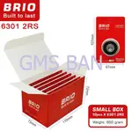 BRIO 軸承 6301-2RS 10 個軸承軸承軸承