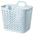 Flexible Laundry Basket Laundry Bag - Blue 6 Gallon Polyethylene Storage Bin
