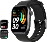 Smart Watch for Men Women with Bluetooth Call 2.0" Full Touch Screen Fitness Tra