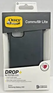 OTTERBOX Commuter Lite Series Case for Samsung Galaxy A12 - Black (77-82624)