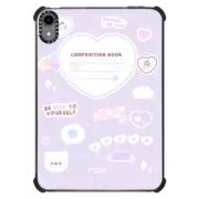 iPad mini (6th gen) iPad Impact Case mochi composition book (purple) by sleepydaze