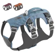 Escape Proof Dog Harness with Handle - Reflective Dog Vest, Breathable Soft F...