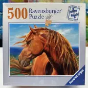RAVENSBURGER 500 Piece Jigsaw Puzzle WHISPERS OF BEAUTY Horse Frame It Art NEW!