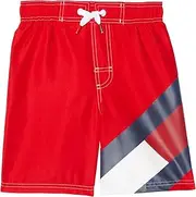 [Tommy Hilfiger] Boy's Large Tommy Flag Boardshorts (Big Kids)