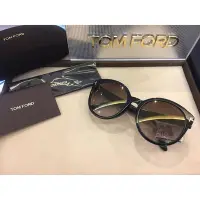 在飛比找Yahoo!奇摩拍賣優惠-TOM FORD-TF503F時尚復古圓框太陽眼鏡*
