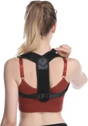 Back posture corrector for men and women, adjustable upper back support