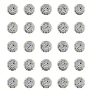 25 PACK LIQUID FILLED PRESSURE GAUGE 0-5000 PSI, 1.5" FACE, 1/8" NPT BACK MOUNT5