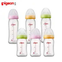 在飛比找蝦皮商城優惠-Pigeon貝親 寬口母乳實感玻璃奶瓶160ml/240ml