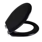 Design House 561241 Dalton Round Toilet Seat - Black